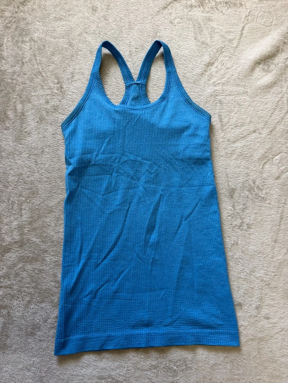 lululemon athletica Ribbed Tank Tops in Blue and Deep Burgundy Set of 2